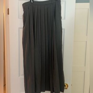 Abercrombie & Fitch Charcoal A-Line Skirt - Tall